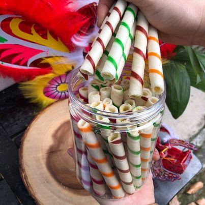Bánh Ống quế Màu 500G
