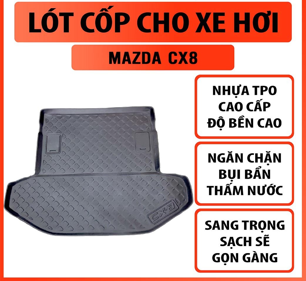 Lót cốp nhựa cho xe mazda cx8