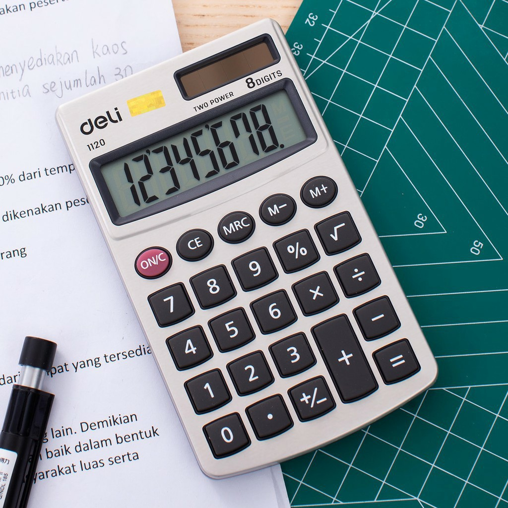 Deli 1120 8-digit pocket calculator