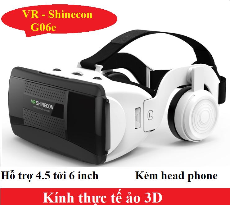 Kính thực tế ảo vr shinecon g06e có tai nghe