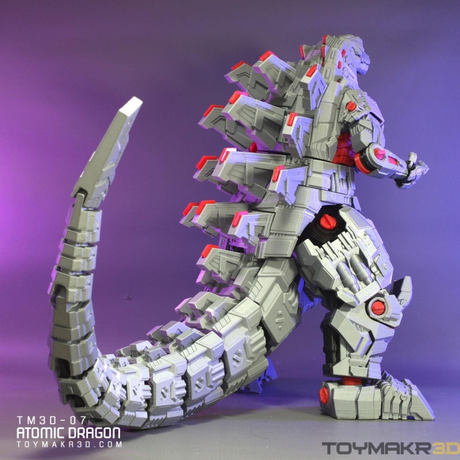 File in 3D Atomic Dragon MECHA GODZILLA