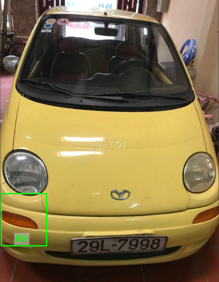 Đèn xi nhan trước trái,phải Matiz 1 (giá bán /1 cái)