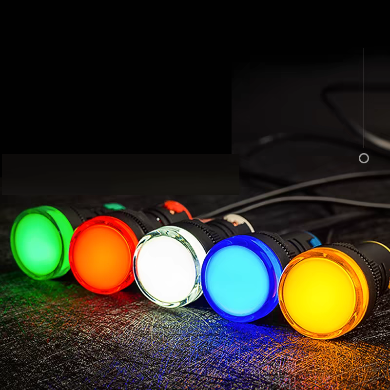 Đèn báo pha - báo nguồn - Phi 22mm- Điện áp 24V-220V