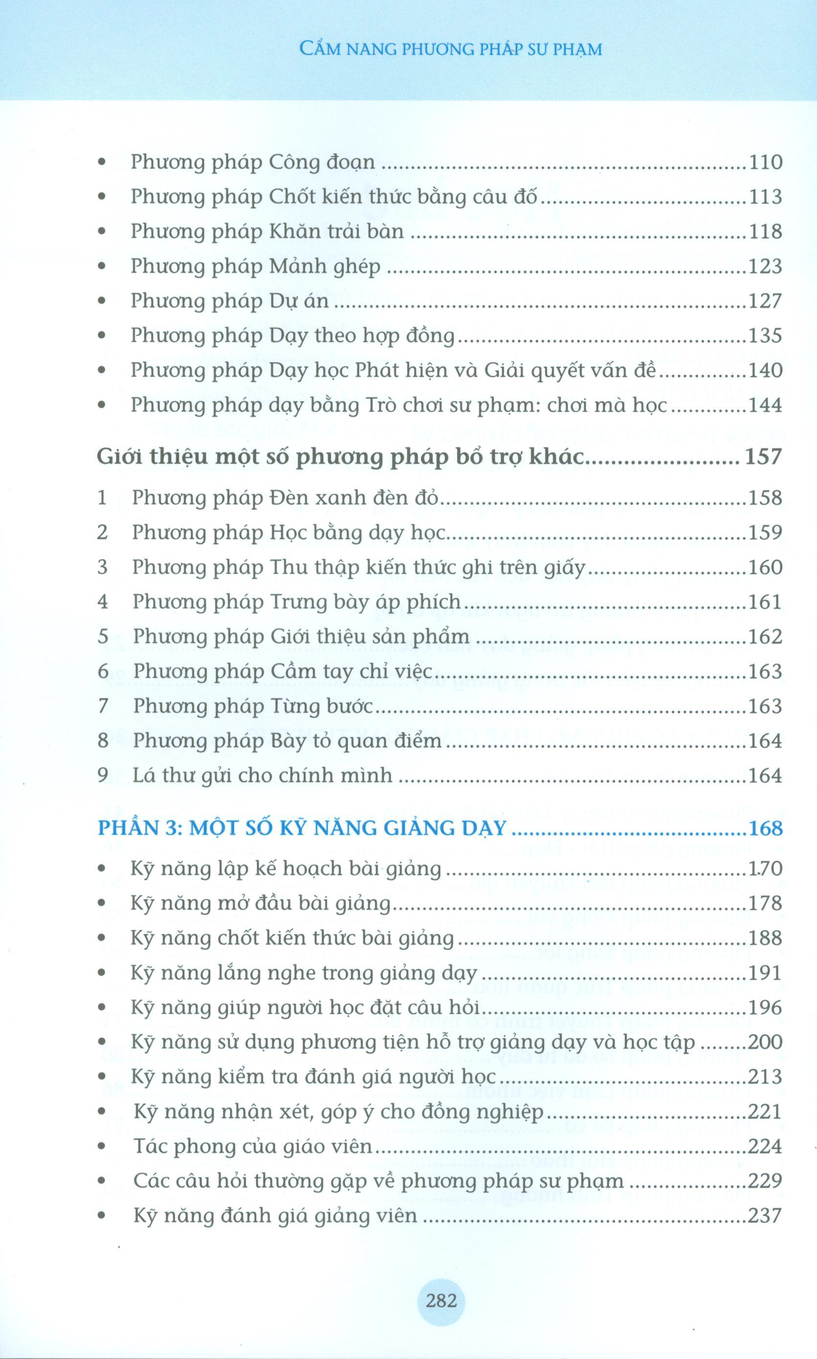 Cẩm Nang Phương Pháp Sư Phạm