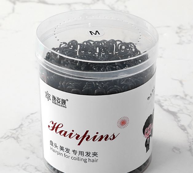 Kẹp chữ U trang điểm bới tóc (hộp 300 cây đủ 3 size S, M, L)