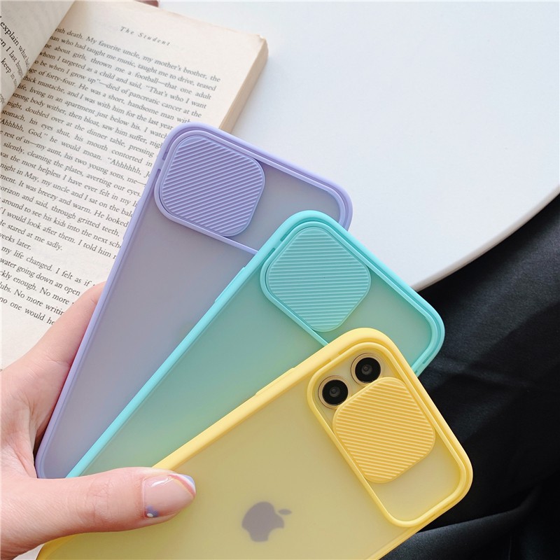 Ốp iphone nắp trượt nhám mặt mờ 6plus/6splus/7plus/8plus/X/Xs/Xsmax/11/11promax