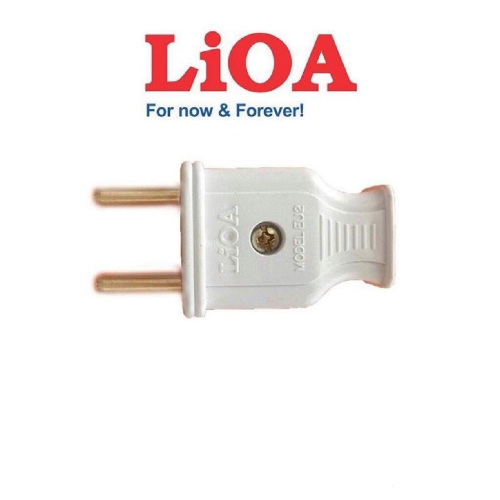 Phích cắm điện LIOA chân tròn phi 4, phi 5
