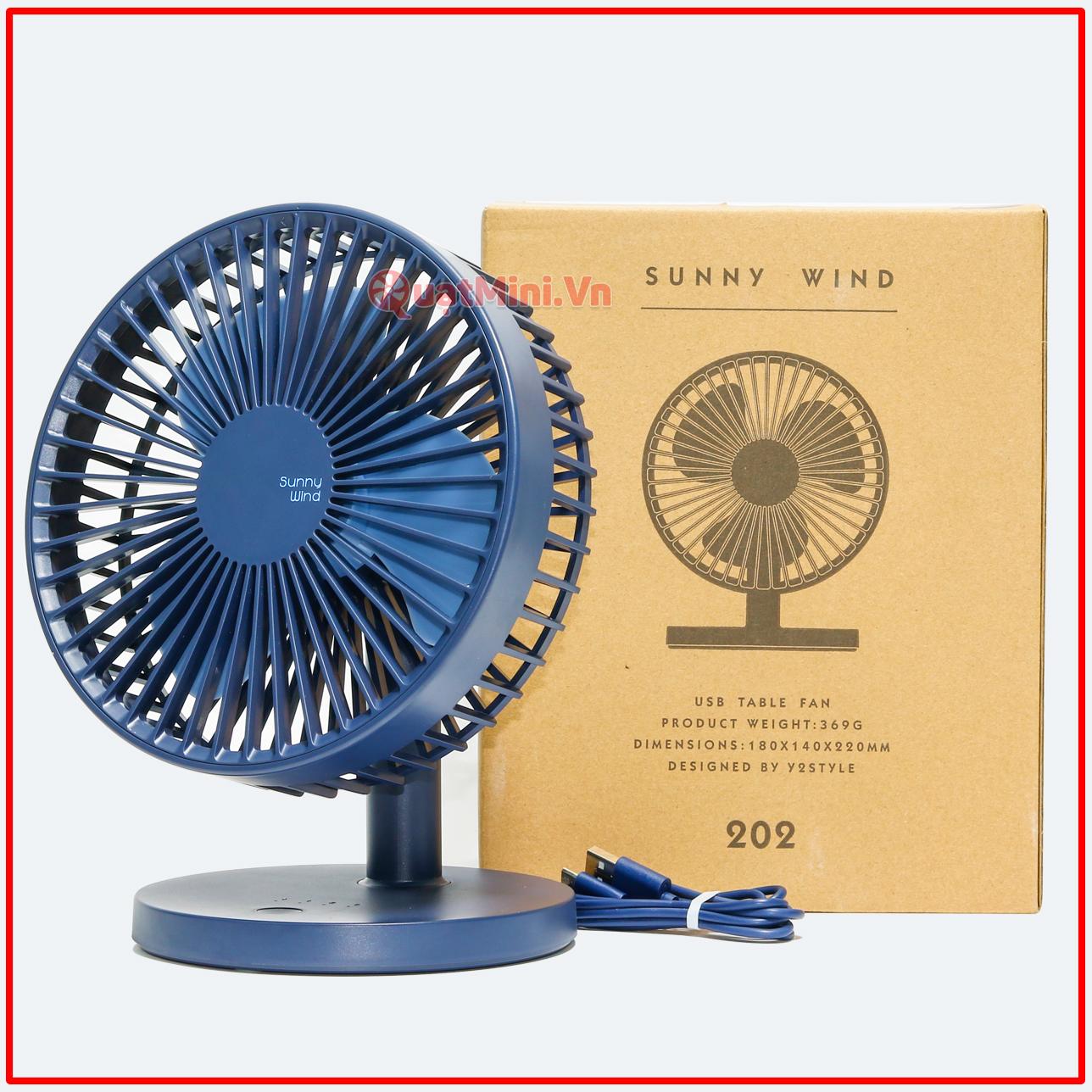 Quạt Sạc Để Bàn Mini - Hàn Quốc - Size Lớn -  Có Video