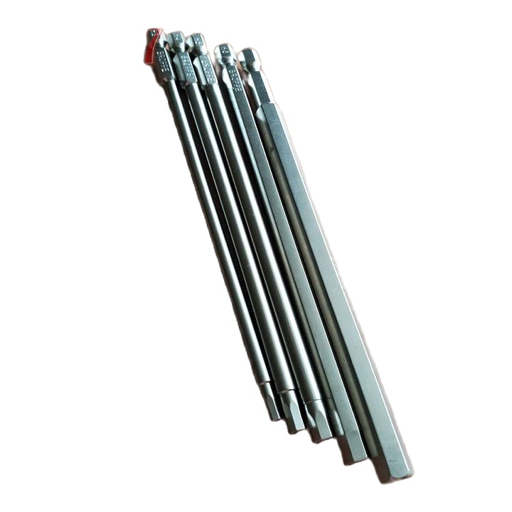 Bộ 5 đầu lục giác dài 150mm dành cho khoan, máy bắn vít