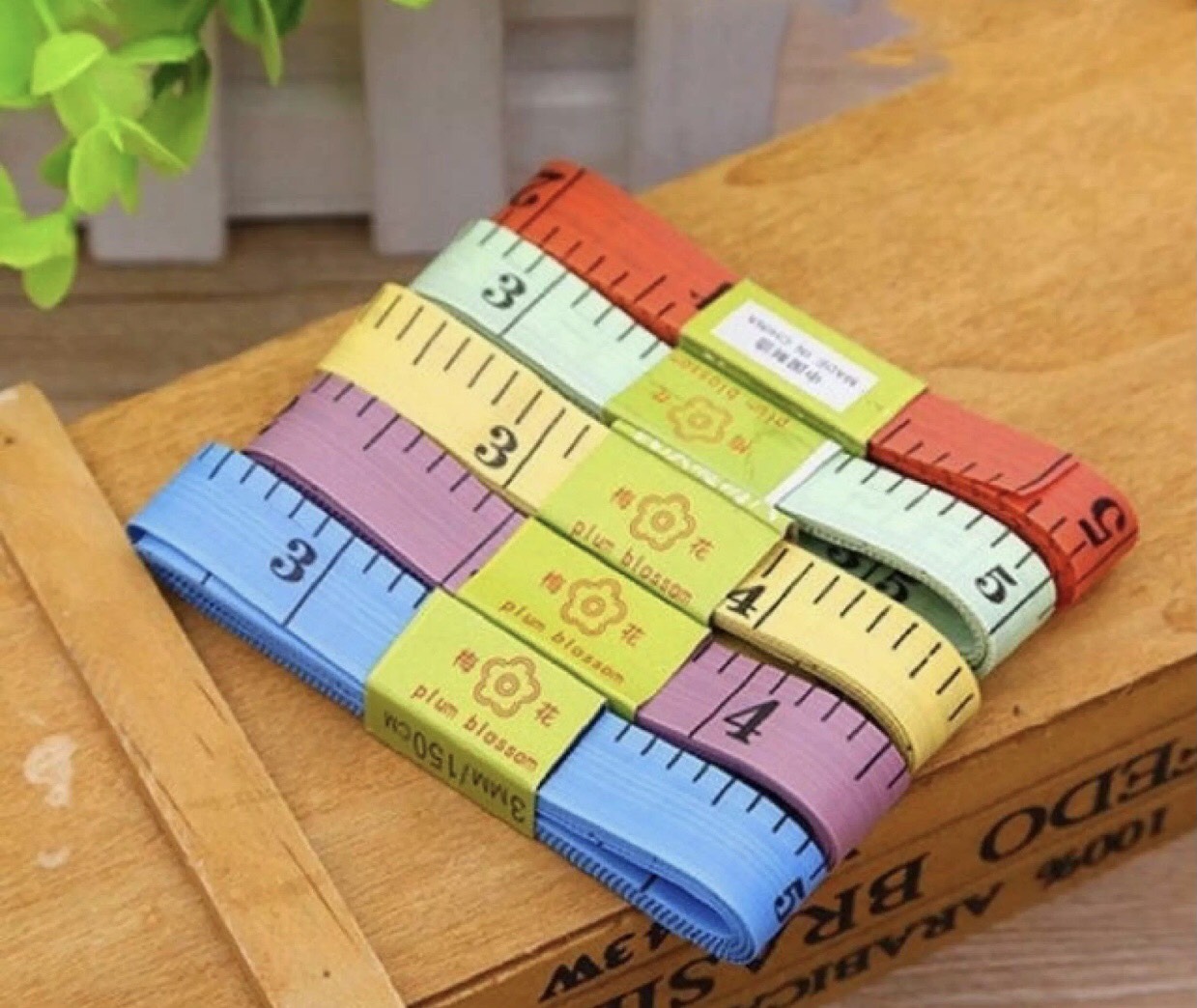 Thước dây 1,5m nhiều màu bền đẹp đo chiều cao, vòng eo