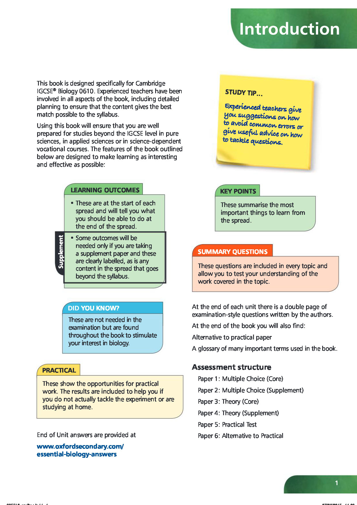 Essential Biology for Cambridge IGCSE