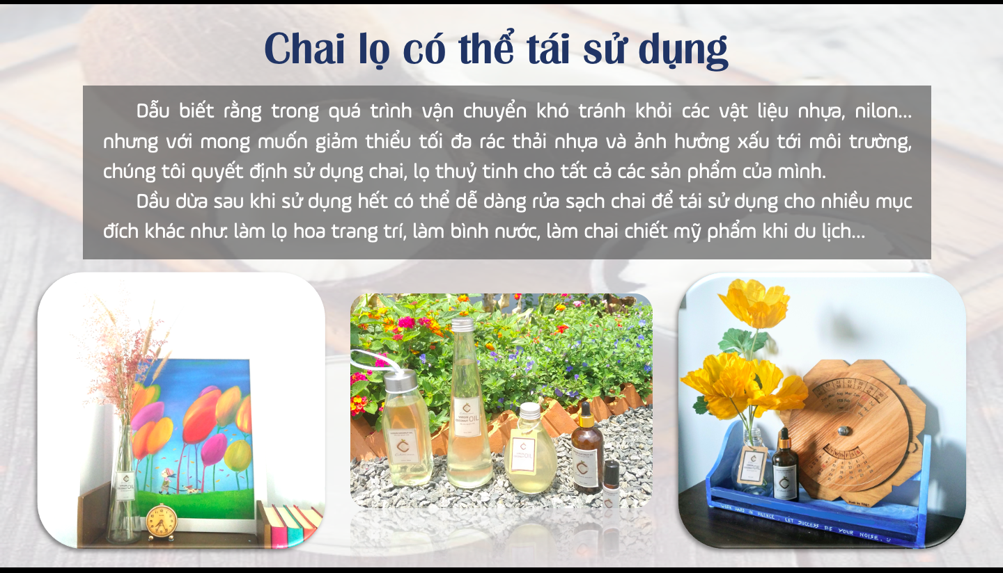 Dầu dừa dưỡng môi nguyên chất 100%