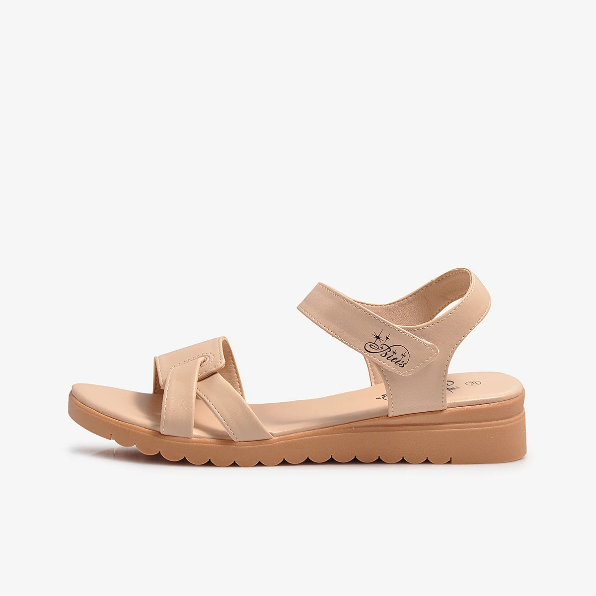 Dép Sandal  Nữ Bitis DTW011388 KEM-DEN