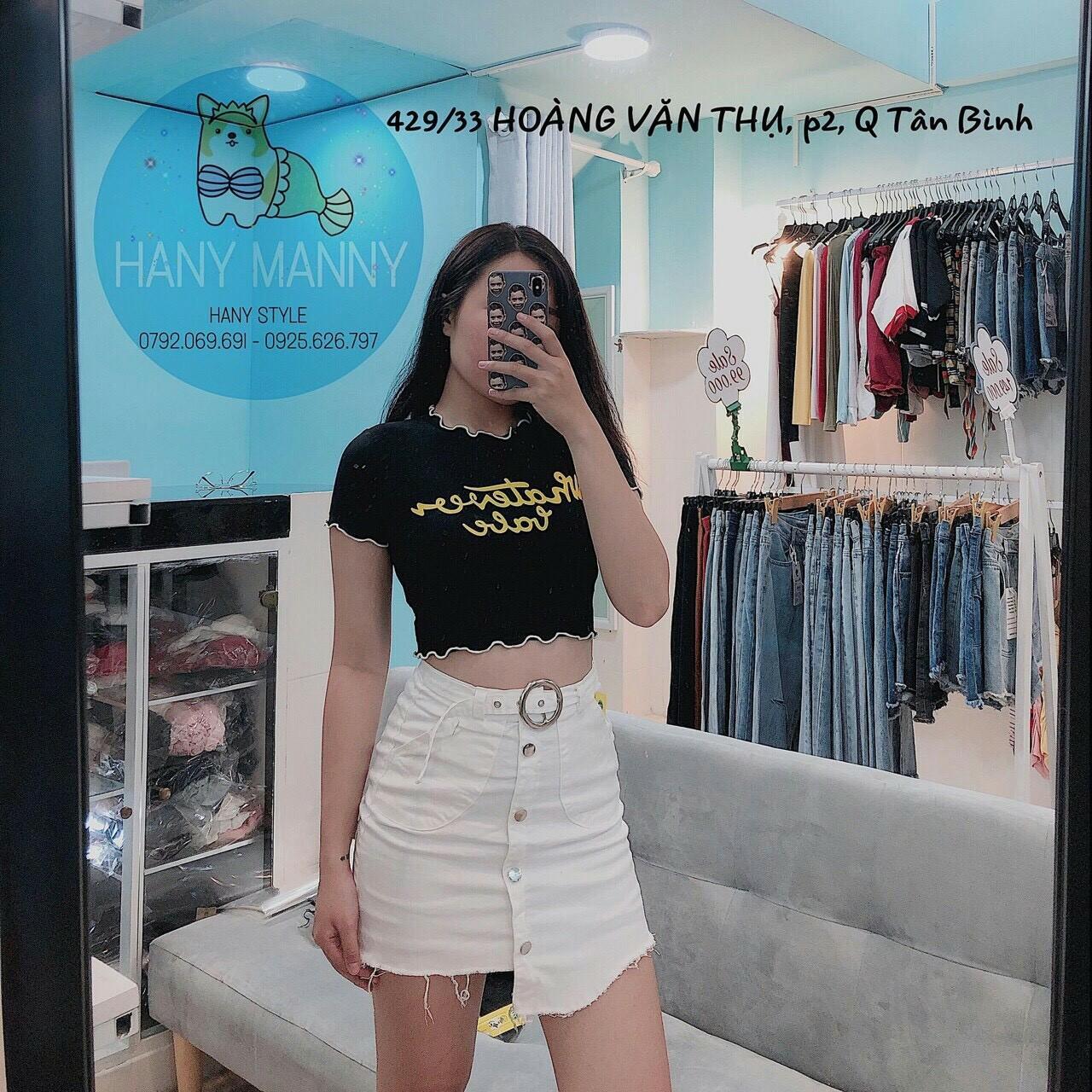 Áo Thun Lụa Tay Ngắn Form Croptop Phối Viền Lượn Sóng Kèm Chữ In WHATEVER BABE Cực Cá Tính TTS0660