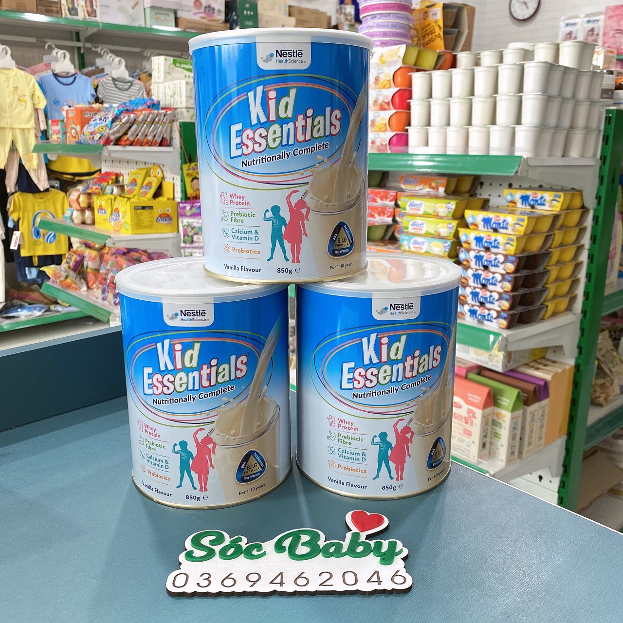 Sữa bột kid essentials nội địa úc 850g hương vani dành cho bé từ 1-10 tuổi - 𝐒ó𝐜 𝐁𝐚𝐛𝐲 𝐌𝐎𝐌 𝐀𝐍𝐃 𝐁𝐀𝐁𝐘