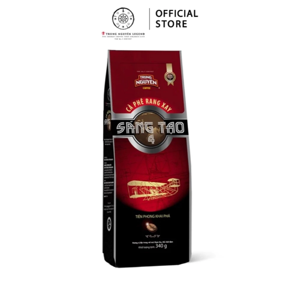 Cà phê Sáng Tạo 4 Trung Nguyên - Gói 340g - Cà Phê Pha Phin