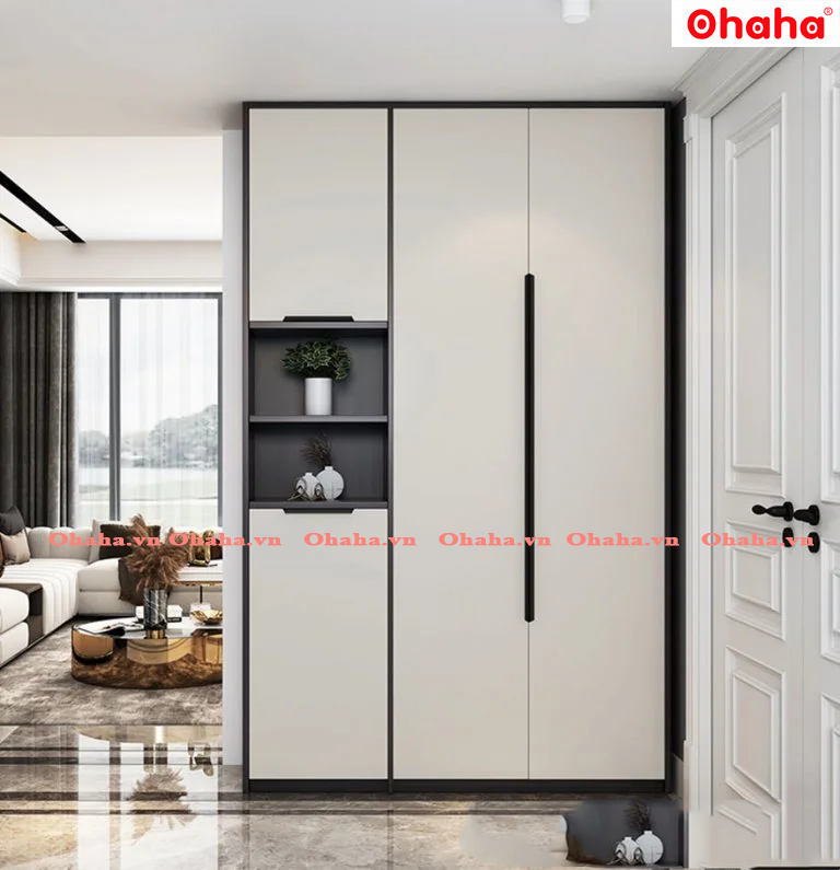 [ Freeship HCM ]  Tủ Đựng Giày Gỗ HMR Hiện Đại Comfy OHAHA 001