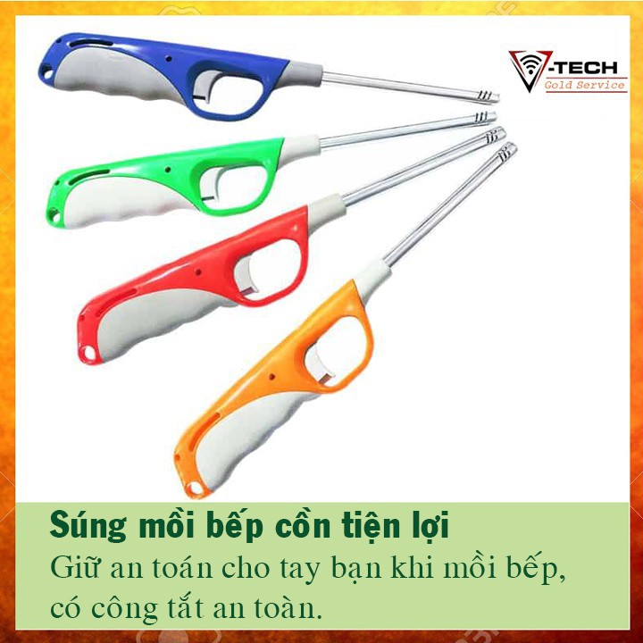 [HCM]Dụng Cụ Mồi Lửa Bếp Cồn Bếp Ga Tiện Dụng, Dụng Cụ Mồi Lửa Bếp Ga, Bật Lửa Bếp Cồn Cán Dài An Toàn Không Lo bị Phỏng Lửa