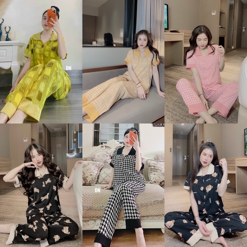 Bộ lụa Mang️ Tay ngắn chất liệu mango cao cấp [KÈM ẢNH THẬT+VIDEO]