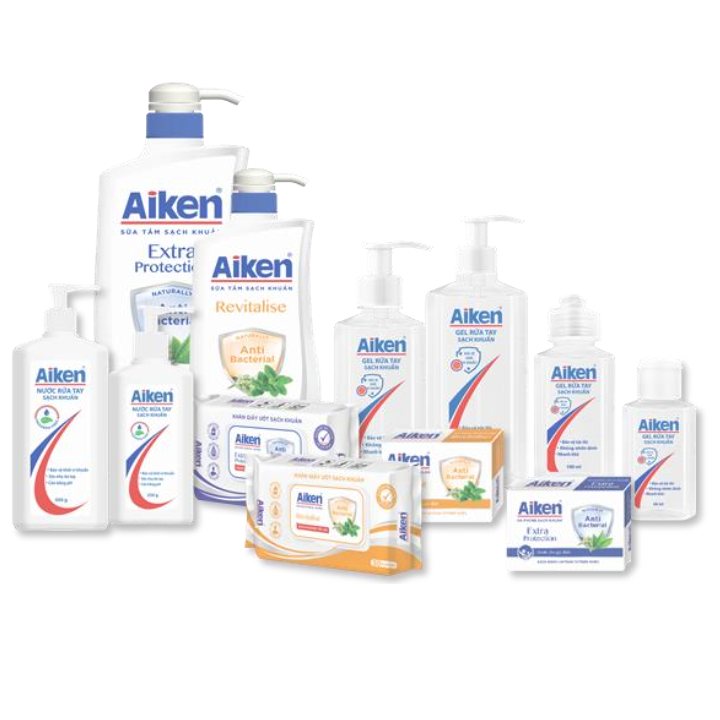[HCM]Aiken - Gel rửa tay khô sạch khuẩn 60 ml