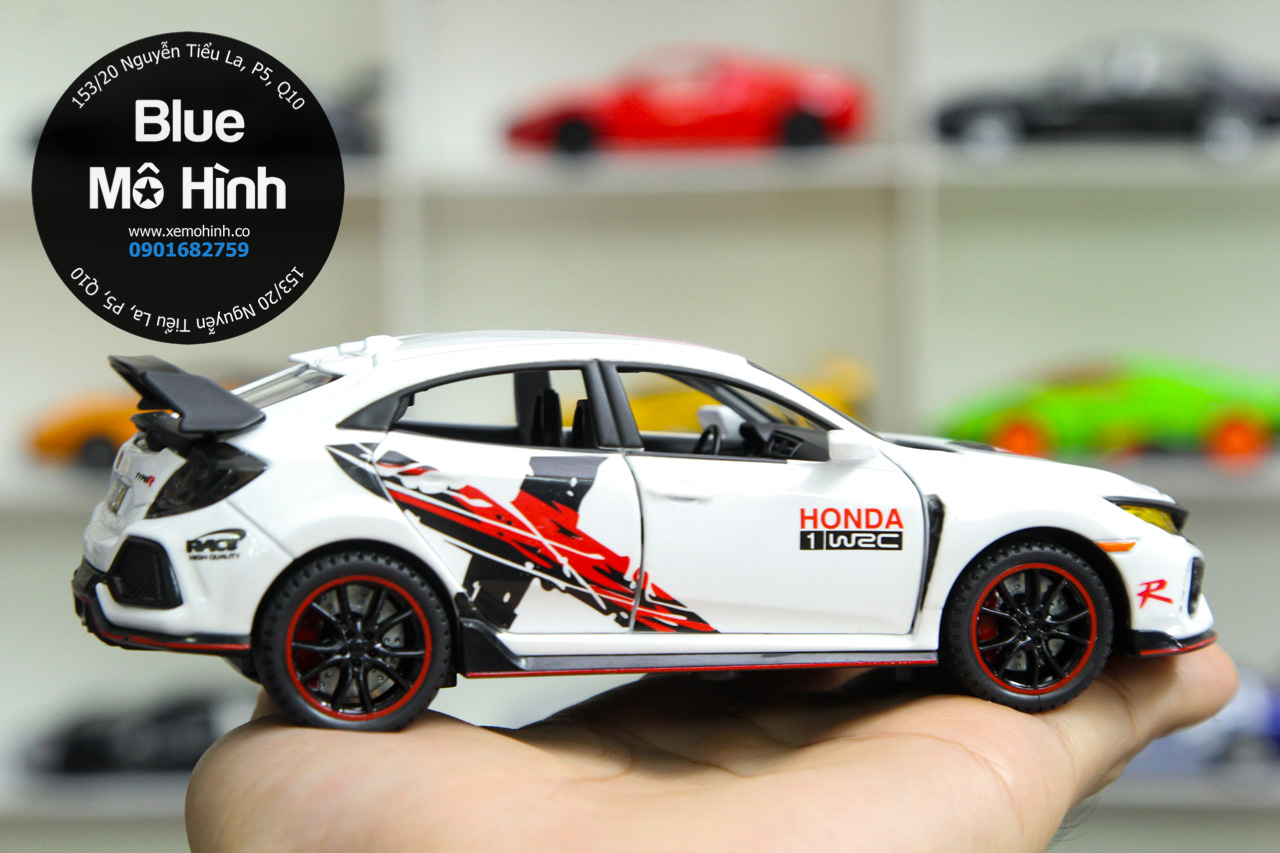 Blue mô hình | Xe mô hình Honda Civic Type R mở hết cửa 1:32