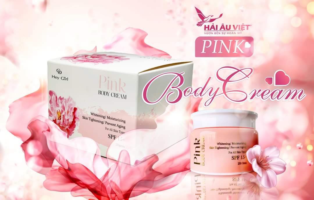 KEM BODY PINK DƯỠNG DA CHỐNG NẮNG HẢI ÂU VIỆT
