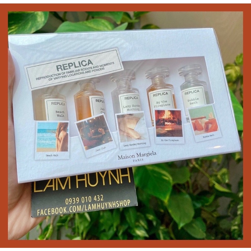[ CHÍNH HÃNG ] Set nước hoa mini REPLICA 5x7ml