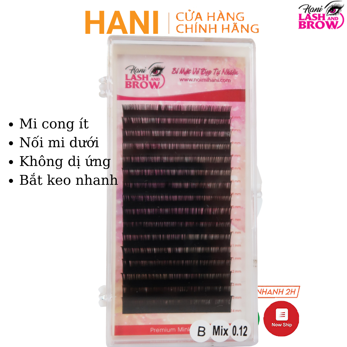 Mi Khay Độ Cong B Double Fast Classic Chuyên Nối Mi Dưới - Hani Beauty