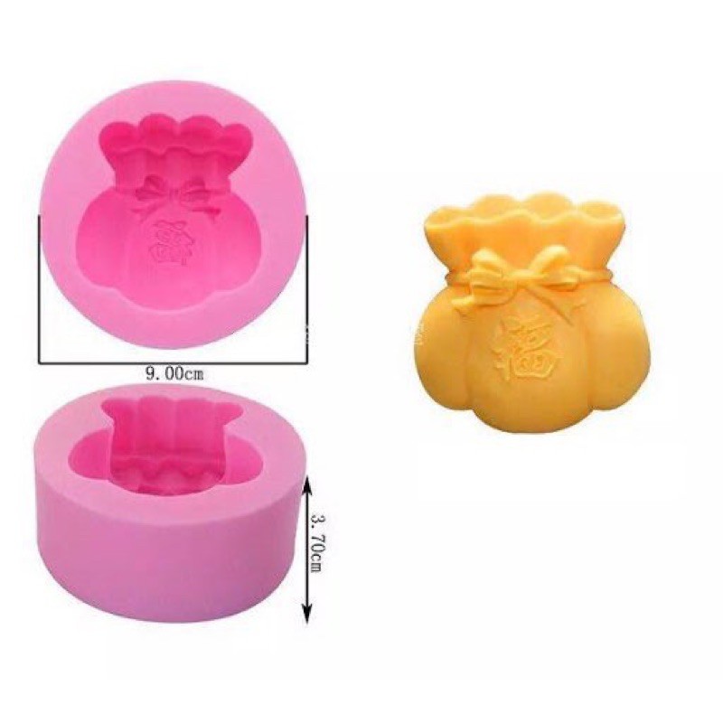 Khuôn silicon thỏi vàng
