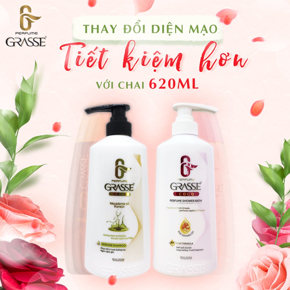 GRASSE - Dầu Gội Nước Hoa 620ml [GRASSE]