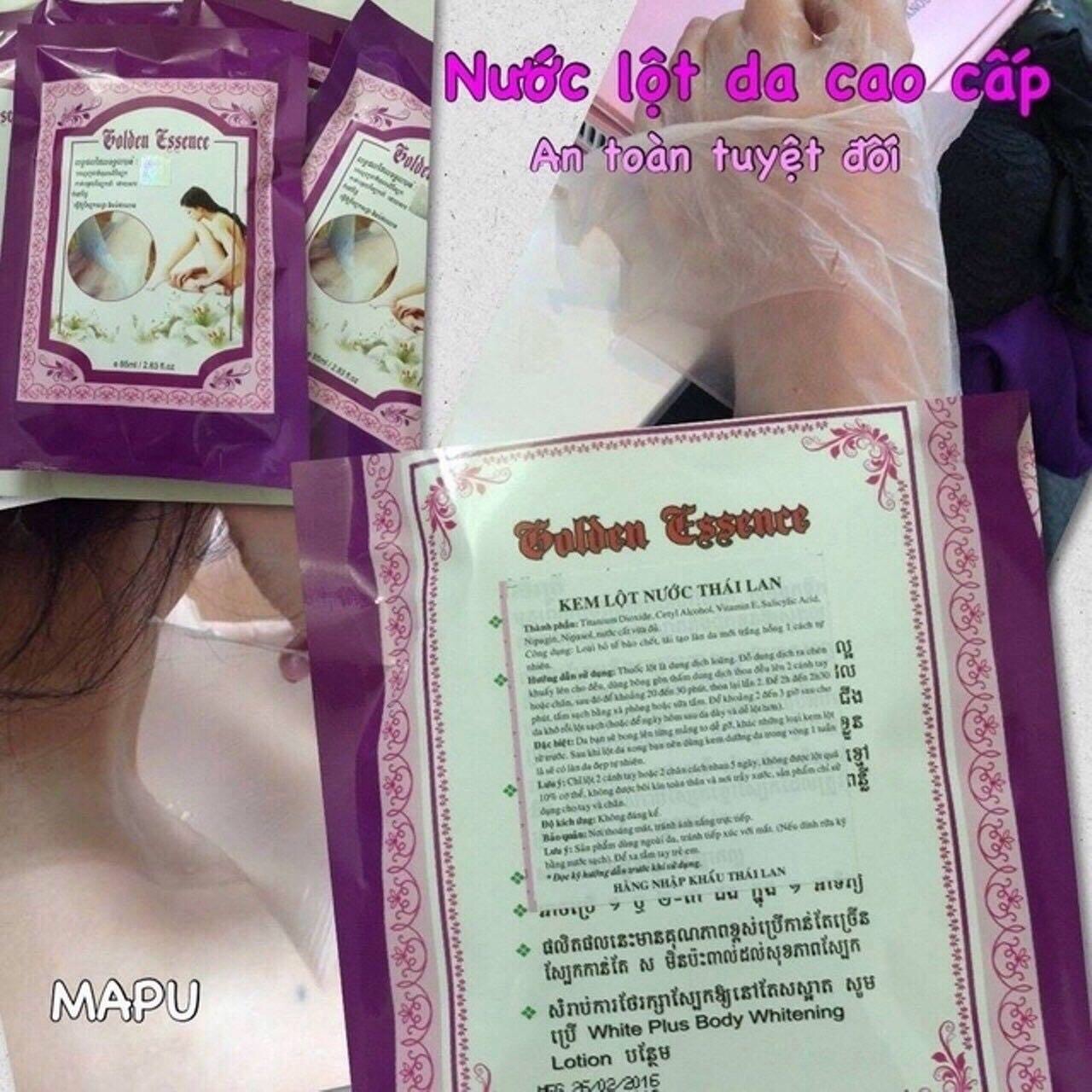 Lột Da Sinh Học Thay Da Sinh Học Collagen Golden Essence Chính Hãng Thái Lan 50ml