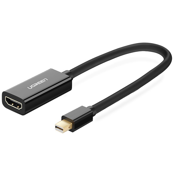 Cáp chuyển đổi từ Mini Displayport sang HDMI 15cm Ugreen 10461 Đen
