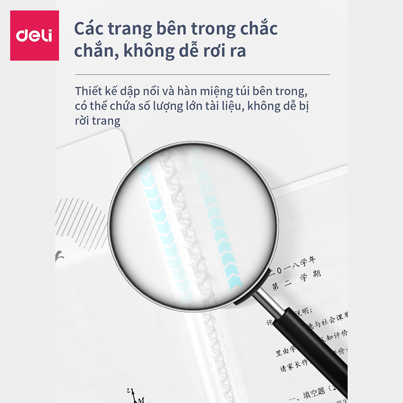File lá học sinh 30 / 40 lá 72493/72494 (Deli)