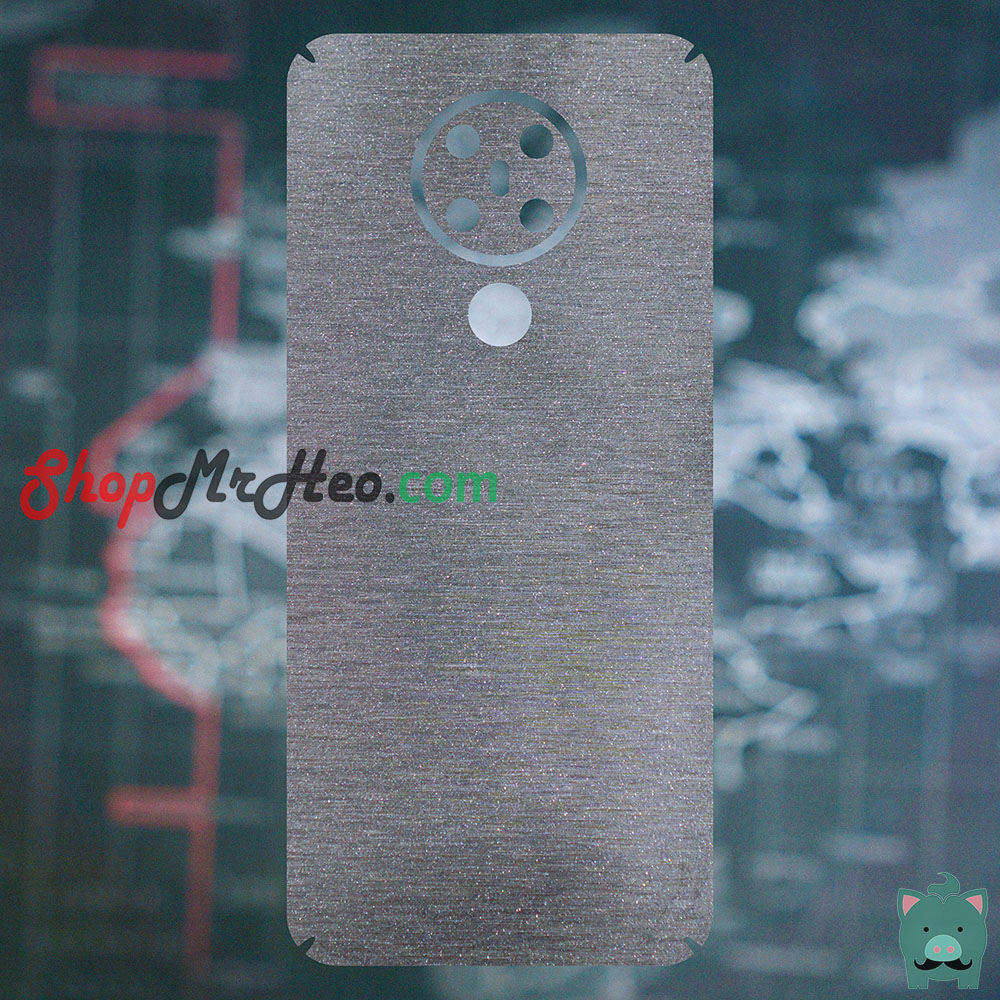 [HCM]Skin Dán Mặt Sau Lưng Vân Nhôm Nokia 5.3