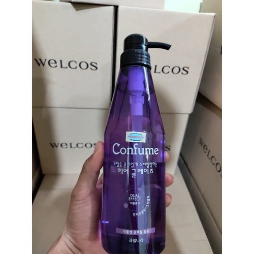 Gel mềm giữ nếp tóc Confume hair glaze 600ml