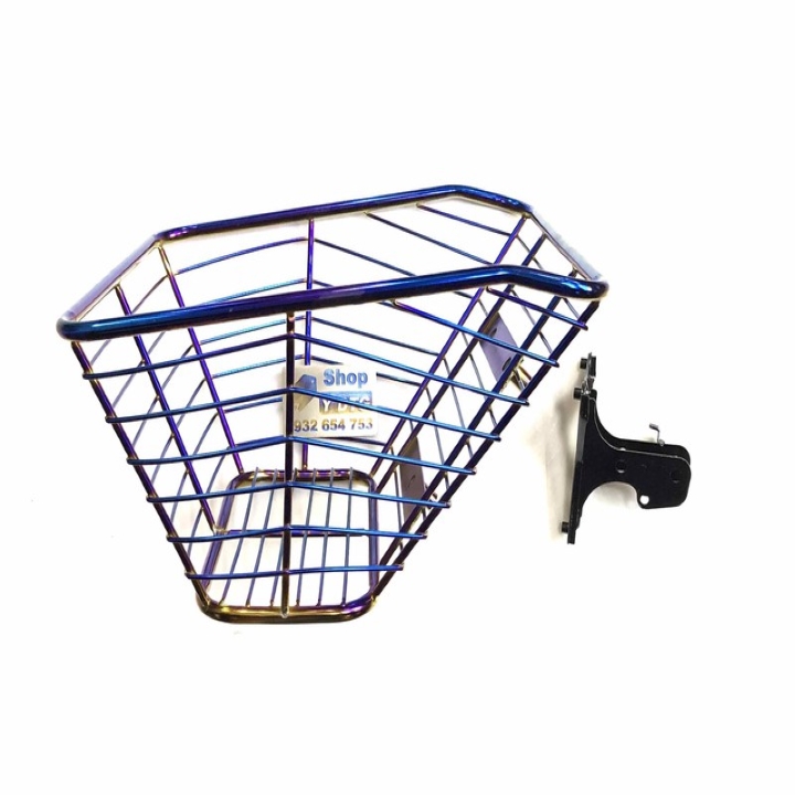 Rổ Inox Wave Lớn Xanh Titan Có Pas