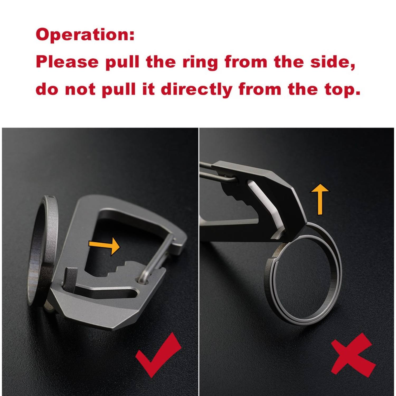 Bộ ring móc khóa titanium MecArmy CH7 ( 1 ring chủ và 6 ring phụ )
