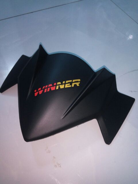 Ốp Đầu Cao Cấp Đen Nhám Winner 150 V1 2 sừng
