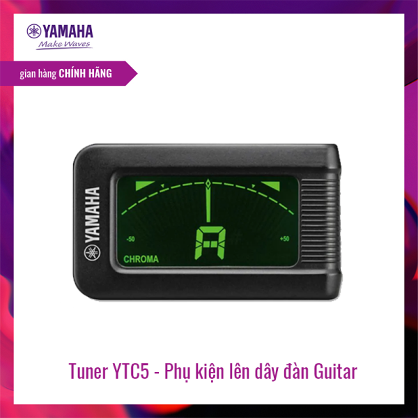 Tuner Yamaha YTC5 - Phụ kiện lên dây đàn Guitar - Hình dáng nhỏ gọn, dễ sử dụng, sự lựa chọn tuyệt vời cho người chơi đàn