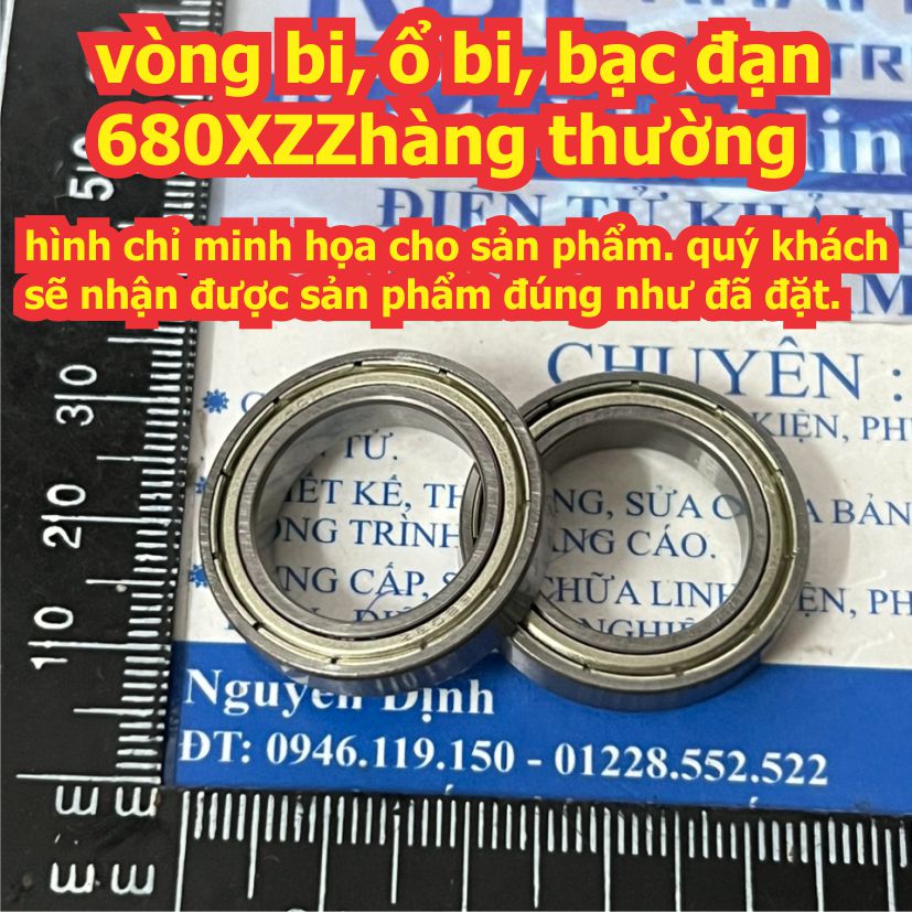 5 cái vòng bi ổ bi bạc đạn hàng thường thông dụng zz 6800 6801 6802 6803 6804 6805 6806 6807 kde7114