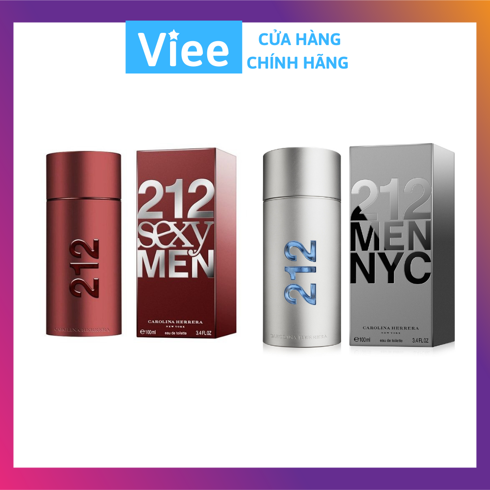 Nước hoa nam Carolina 212 Men NYC hương thơm mam tính 100ml