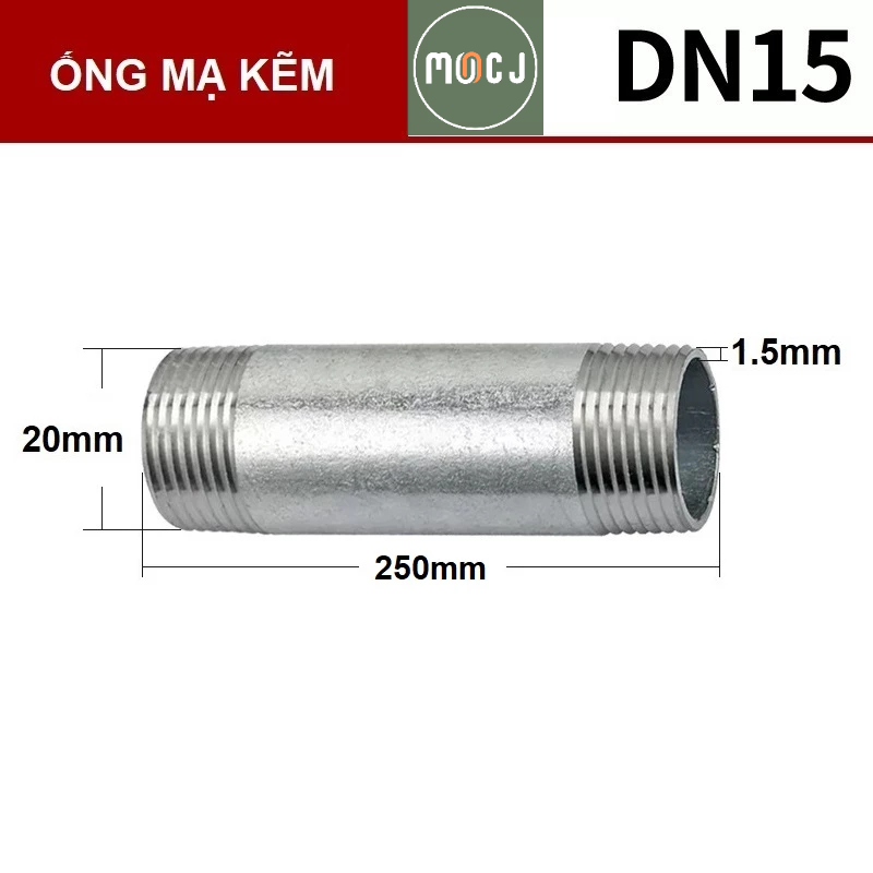 [SIÊU RẺ - SIÊU BỀN ] Linh kiện lắp ghép - ống nước sắt phi 21