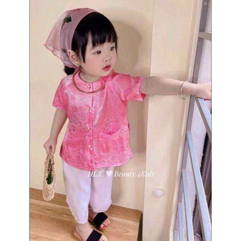 Set bộ bà ba bé gái