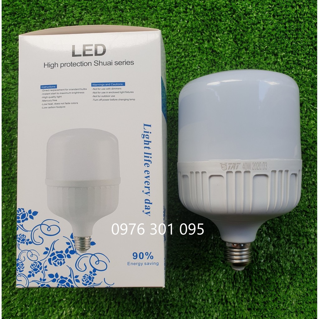 [Giá Hủy Diệt] Bóng Đèn Led Trụ 40W