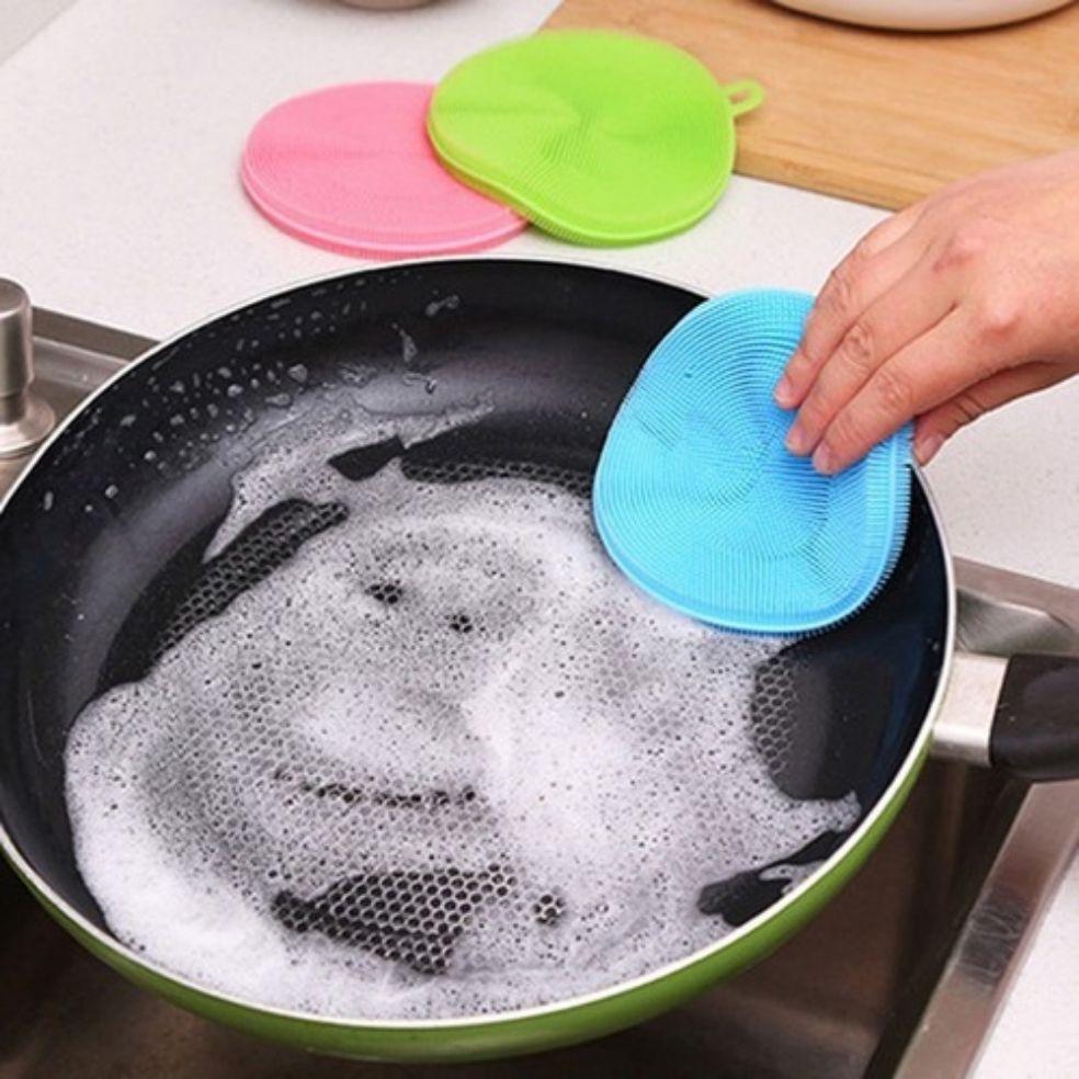 Miếng silicon rửa chén, Miếng rửa bát, chùi chén silicon