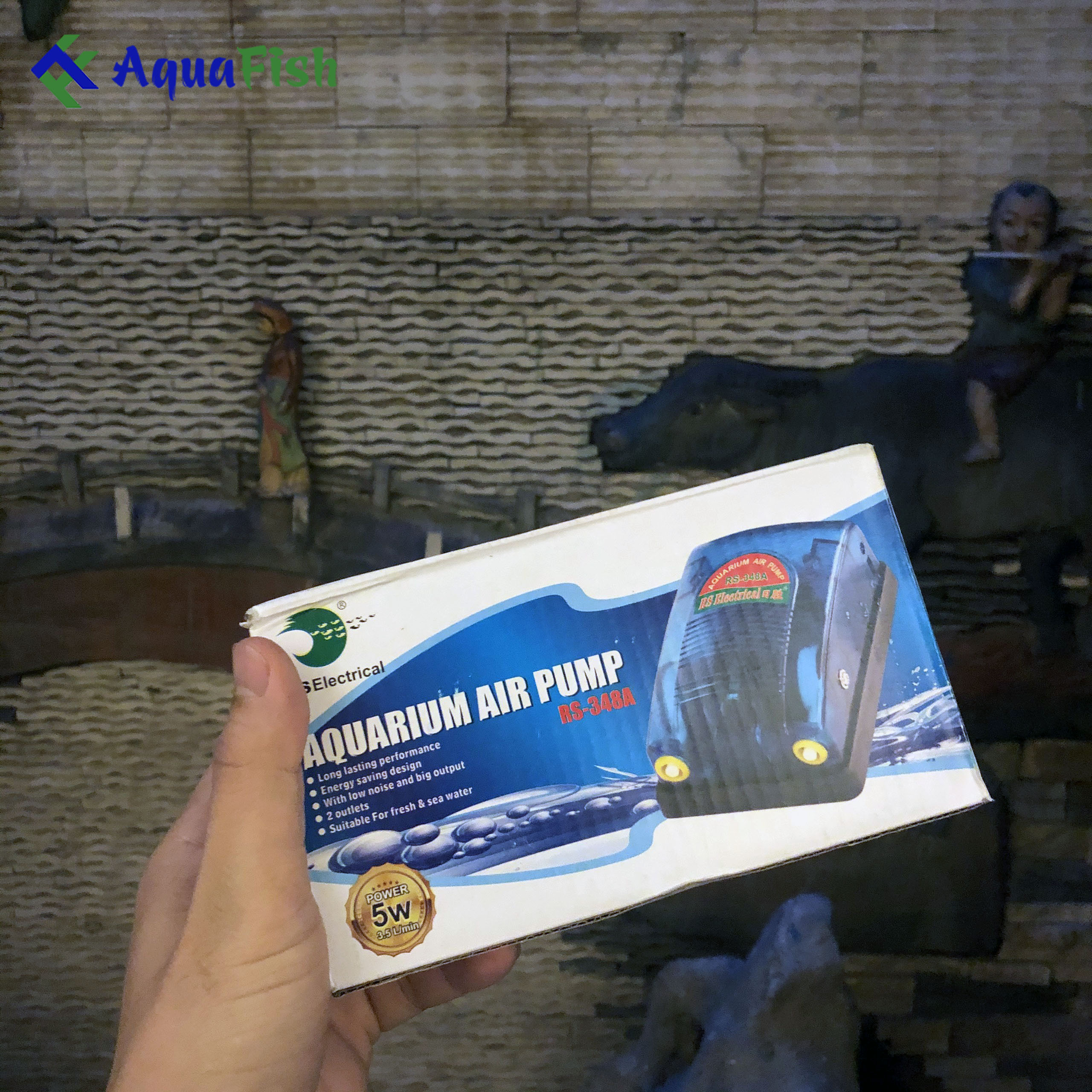 Máy sục khí 2 vòi RS-348a