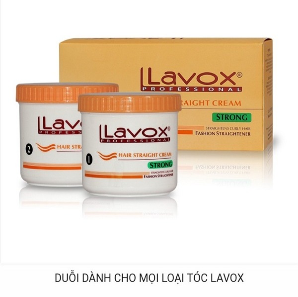 DUỖI DÀNH CHO MỌI LOẠI TÓC LAVOX 1000ML(Duỗi cam )