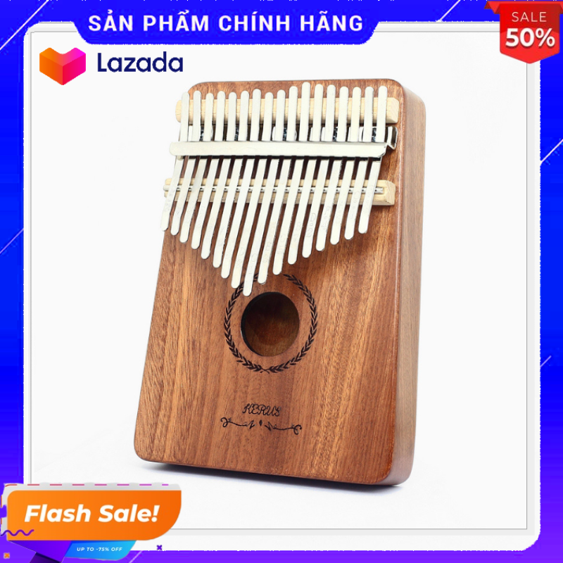 Đàn kalimba 17 phím tặng stick màu và búa chỉnh âm GECKO342