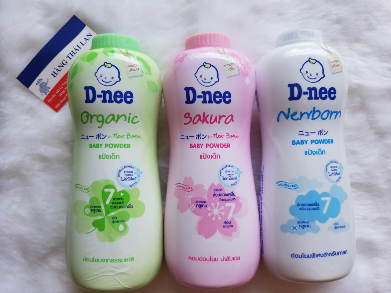 [HCM]Phấn rôm Dnee 380gr Thái lan- Phấn Dnee