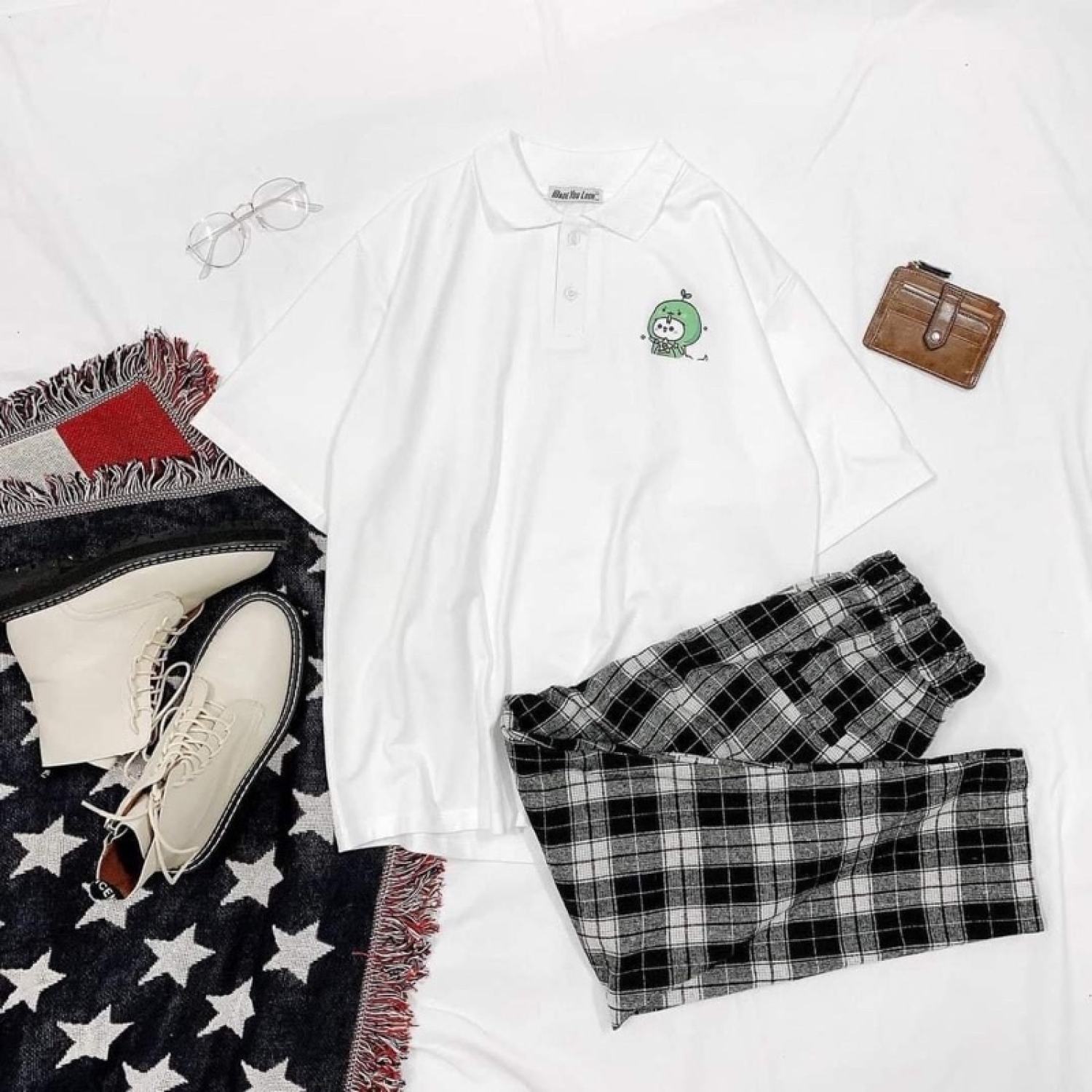 Áo polo chim xanh HARIQUEEN